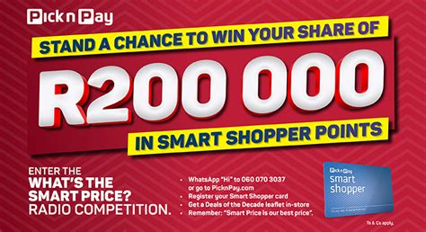 pick n pay smart shopper points